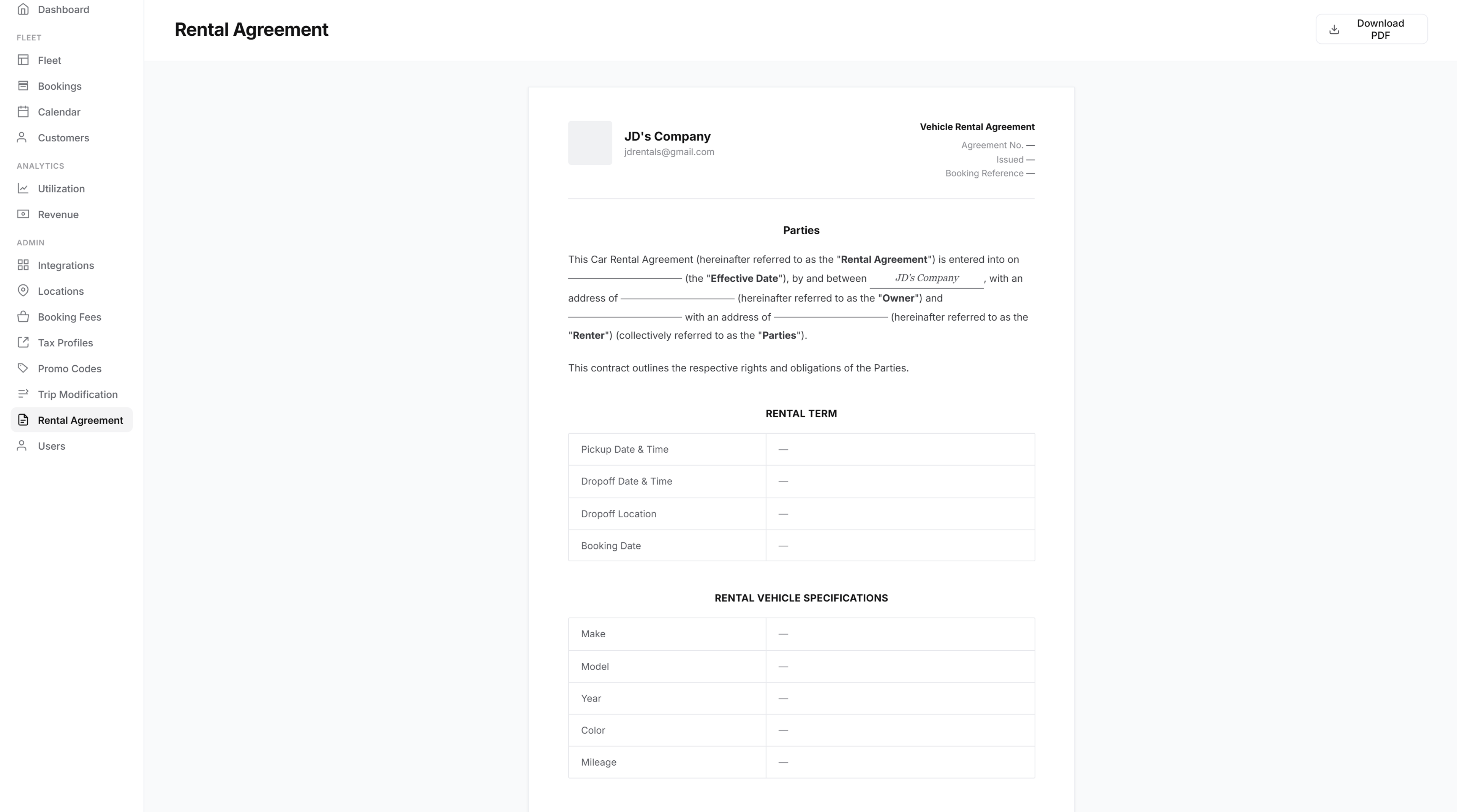 Renter e-signing a digital car rental agreement on a smartphone